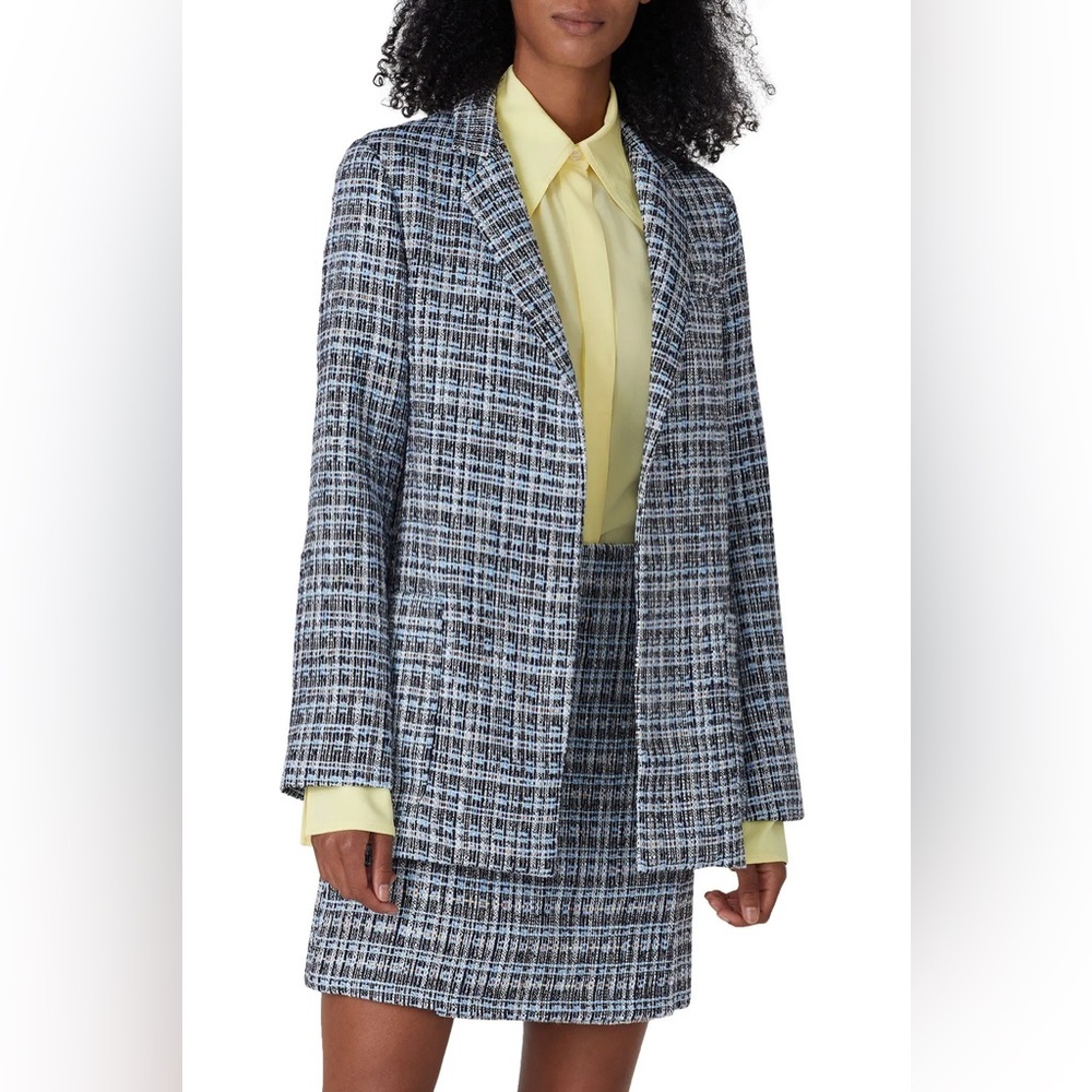 Adam Lippes x RTR‎ Tweed Blazer in Blue Size 0